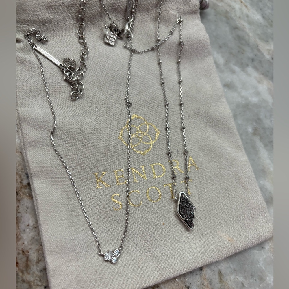 Kendra Scott Silver Necklaces